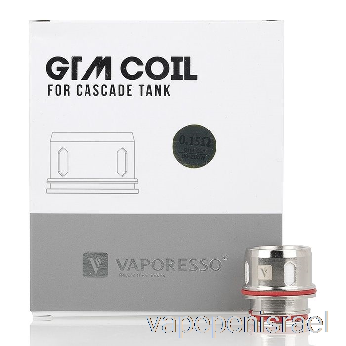 חד פעמי Vape Israel Vaporesso Cascade Gtm סלילי החלפה 0.15ohm Gtm 8 סלילים